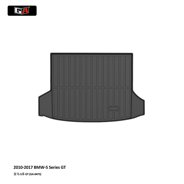 GA Luxury TPE Trunk Mat for BMW 5 Series GT Black All-weather Car Boot Mat Rear Trunk Mat