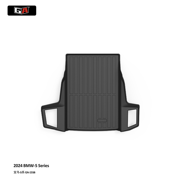 GA Durable 3D TPE Trunk Mat for BMW 5 Series 2024 Waterproof Easy Clean Car Rear Cargo Mat