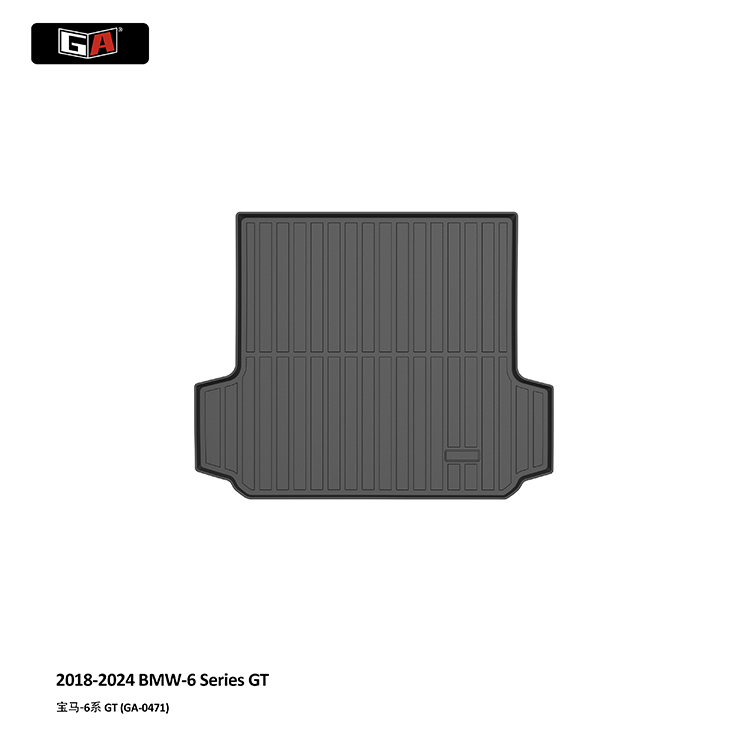 GA All Weather TPE Trunk Mat for BMW 6 Series GT 2018-2024 Waterproof Car Accessories Car Mat