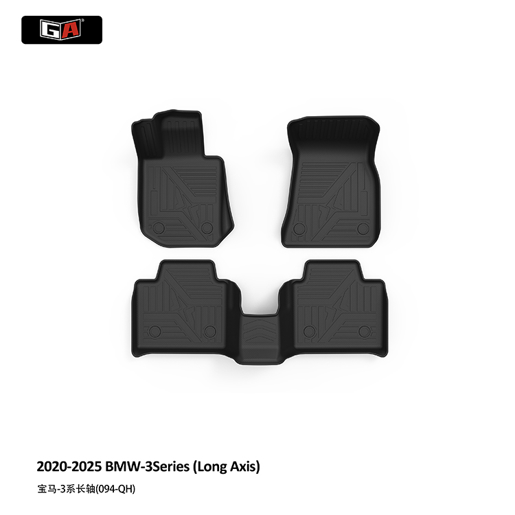 GA ECO 3D TPE Car Mats Waterproof for BMW 3 Series 2020-2025 Non-toxic and Odorless Car Floor Mats