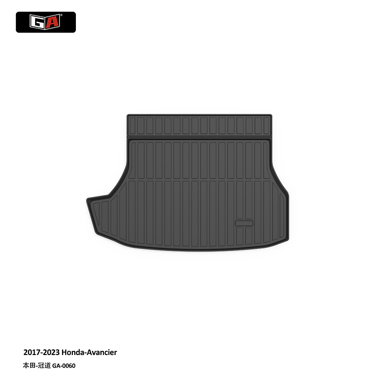 GA Durable TPE Trunk Mat for Honda Avancier 2017-2023 Waterproof Easy Clean Car Rear Trunk Mat
