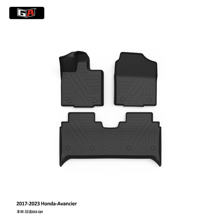 GA Luxury 3D TPE Perfect Fit Floor Mat for Honda Avancier 2017-2023 Anti Slip Car Mats