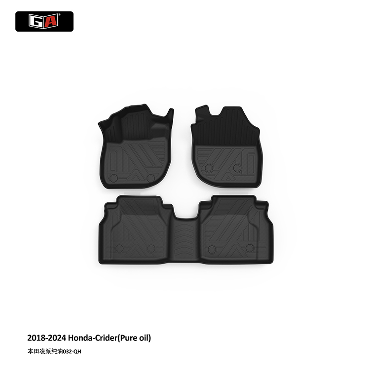 GA Comfort 3D TPE Fit Mat for Honda CRIDER Oil-proof Floor Mat Easy-clean Car Foot Mats Accessories