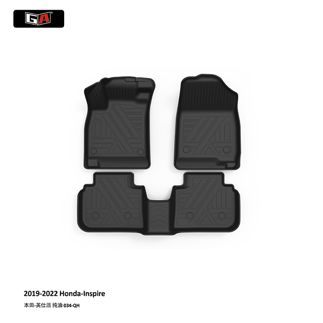 GA Luxury 3D TPE Perfect Fit Mat for Honda INSPIRE 2019-2022 Non Slip Floor Mat Accessories