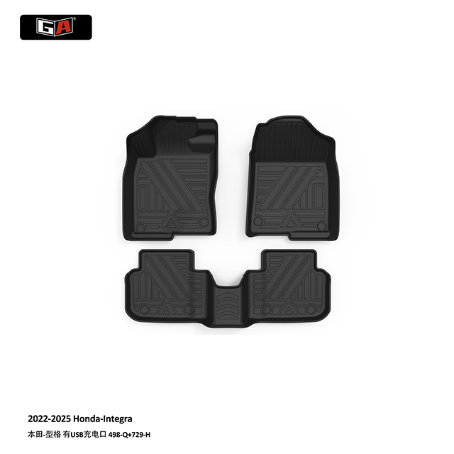 GA Factory Direct 3D TPE Car Mats Fit for Honda Integra 2022-2025 Non Slip Car Floor Mats
