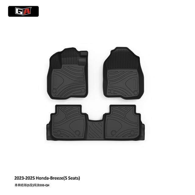 GA Anti-slip Odorless TPE Car Mats for Honda Breeze 2023-2025 Car Floor Mats Car Accessories
