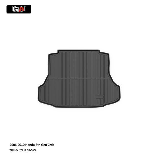 GA TPE Car Trunk Mat for Honda Civic 8th Gen 2006-2010 Wear-Resistance Car Mat Car Accessories