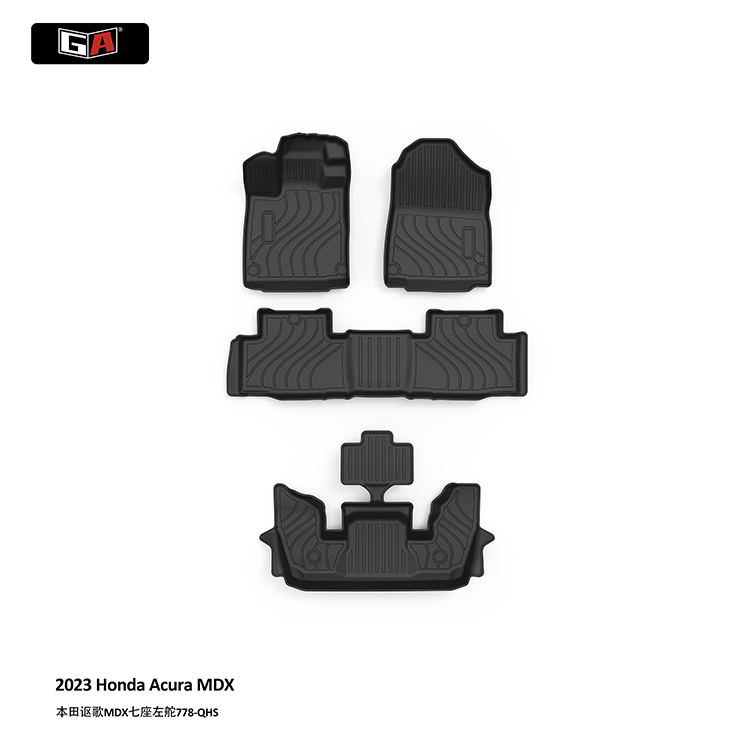 GA Eco-friendly TPE Car Floor Mats for Honda Acura MDX 2023 Anti-slip Car Mat Auto Accessories