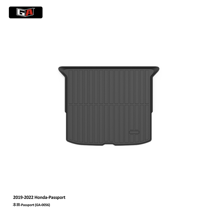 GA Best Sale All-weather TPE Trunk Mat for Honda Passport 2019-2022 Eco-friendly Rear Trunk Mat