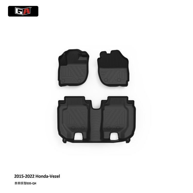 GA New Design TPE Car Floor Mats for Honda Vezel 2015-2022 Eco-friendly Durable TPE Car Mats