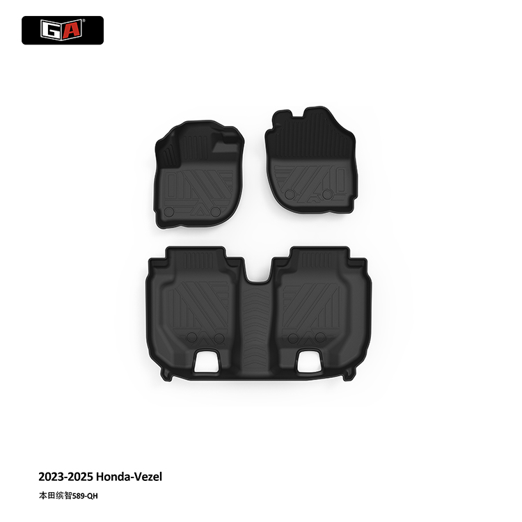 GA Eco-friendly TPE Car Floor Mats for Honda Vezel 2023-2025 Wear-Resistant Durable Car Mats