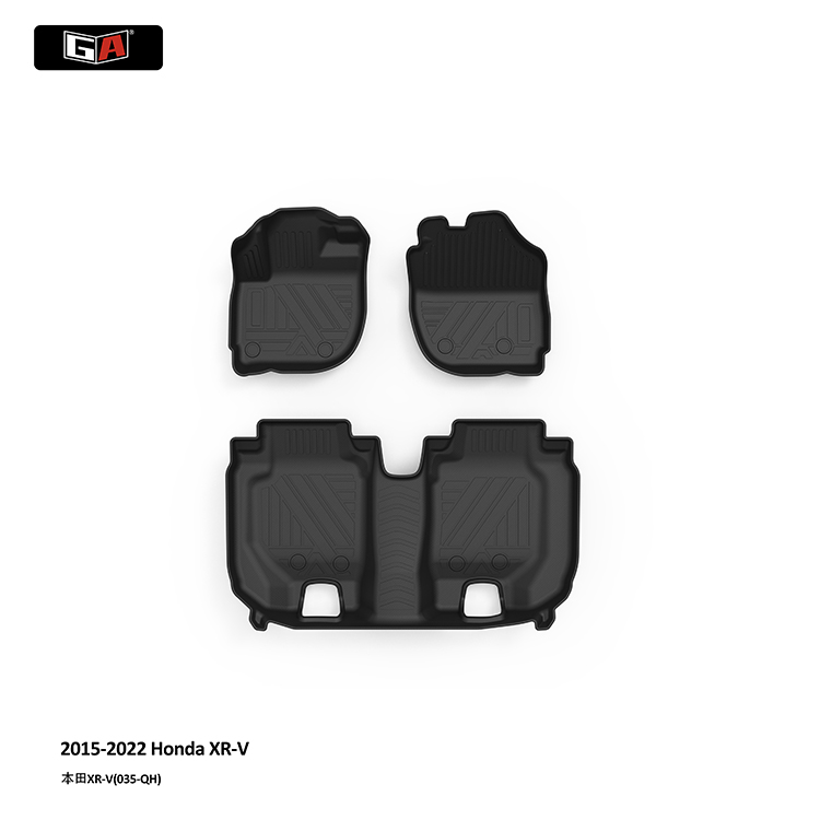 GA TPE All Weather 3D Car Floor Mats for Honda XR-V 2015-2022 Professional Waterproof Car Mats