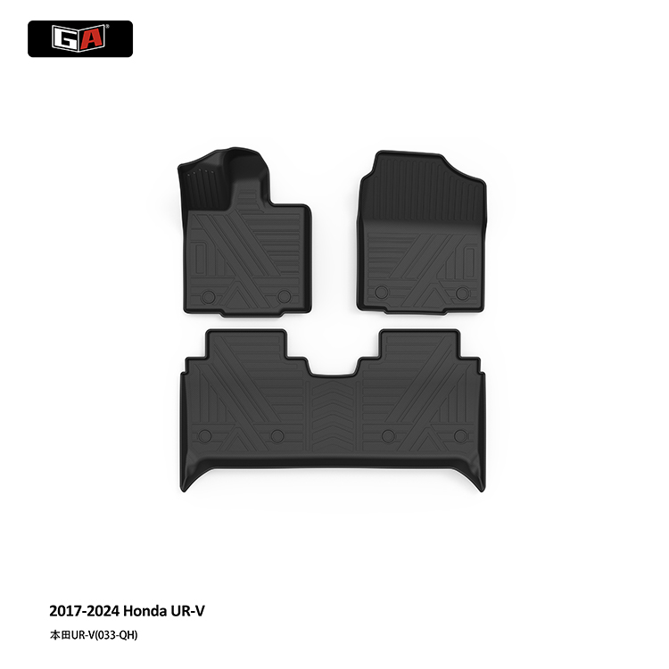 GA TPE 3D Waterproof Car Floor Mats for Honda UR-V 2017-2024 Car Accessories Car Mats