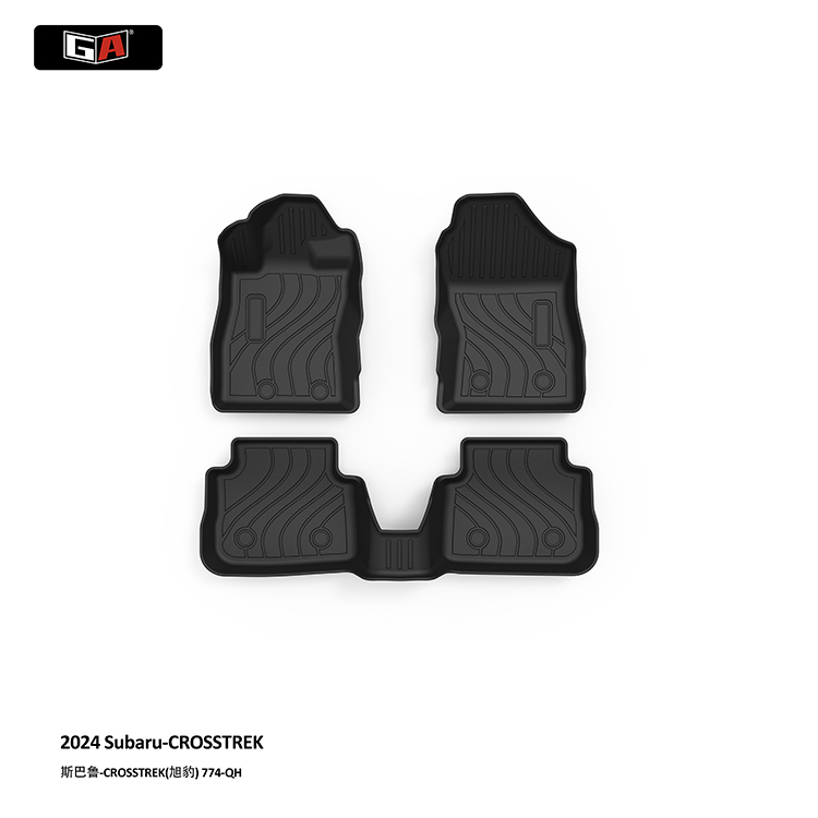 GA All Weather Full Set TPE Car Floor Mats for Subaru Crosstrek 2024 TPE Car Mats Car Accessories