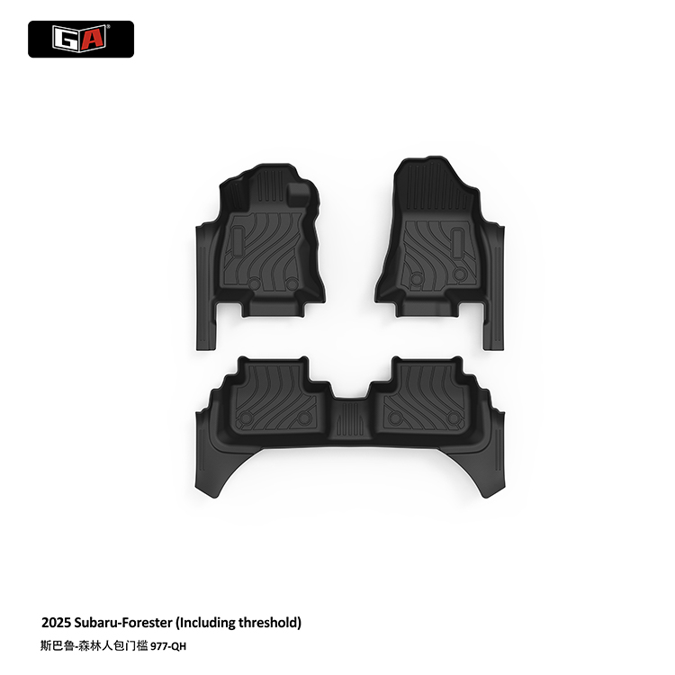 GA 3D Perfect Fit TPE Car Floor Mats for Subaru Forester 2025 Waterproof Non Skid TPE Car Mats