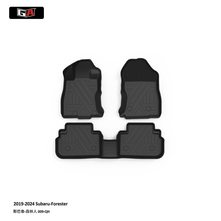 GA All Weather 3D TPE Car Floor Mats for Subaru Forester 2019-2024 Easy clean TPE Car Mats