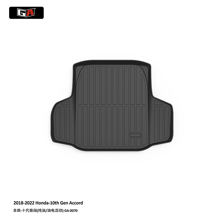 GA High Quality TPE Trunk Mat for Honda Accord 10th Gen 2018-2022 Auto Accessories Rear Trunk Mat