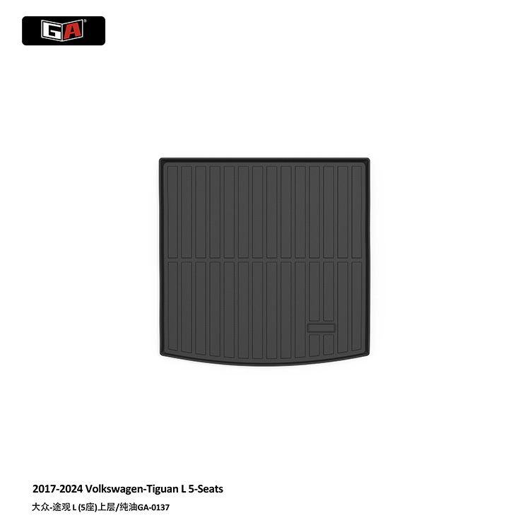 GA Eco-friendly 3D TPE Trunk Mat for Volkswagen Tiguan-L 2017-2024 Waterproof Car Boot Mat