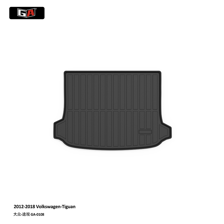 GA All Weather 3D TPE Trunk Mat for Volkswagen Tiguan 2012-2018 Waterproof Non-Slip Rear Trunk Mat