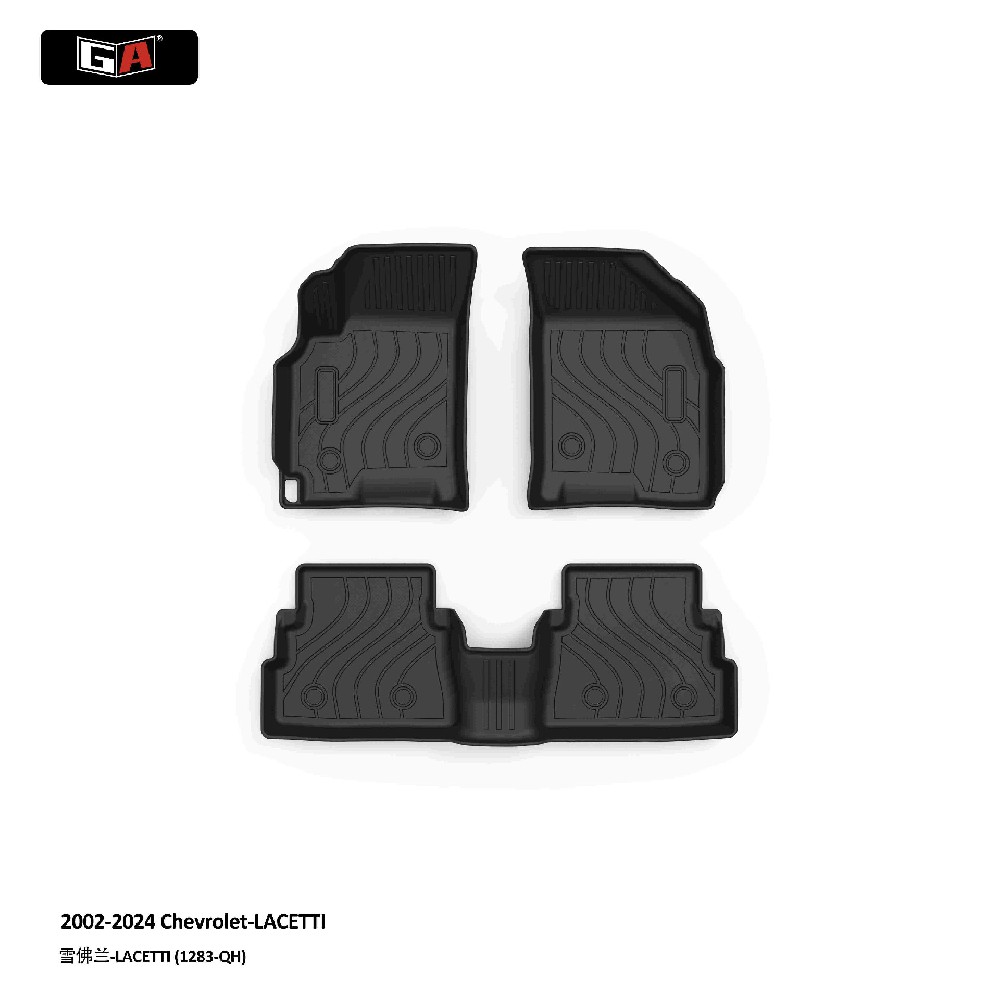 Full Set TPE Car Floor Mats for Chevrolet Lacetti 2002-2024 All-Weather Odorless Eco Custom Fit