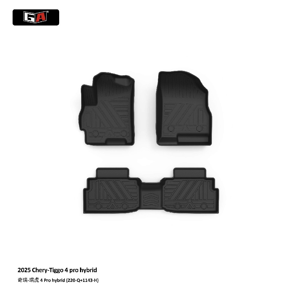 2025 New TPE Car Mats for Chery Tiggo 4 Pro Hybrid 3D All-weather Custom Fit Anti-slip Luxury