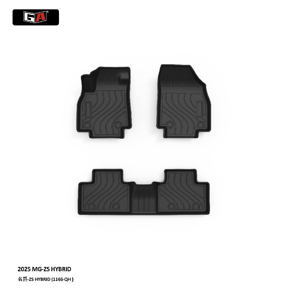 3D 5D 7D TPE Car Mats for MG ZS HYBRID 2025 All-Weather Odorless Eco-friendly Custom Fit Full Set
