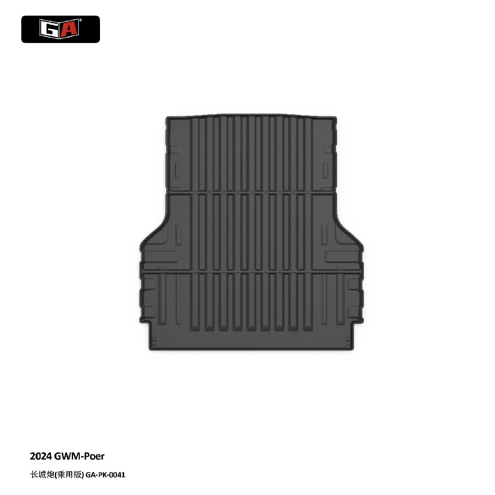 3D TPE Cargo Mat Universal Fit for 2024 GWM Poer Passenger 5 Seater Non Slip Durable Complete Set