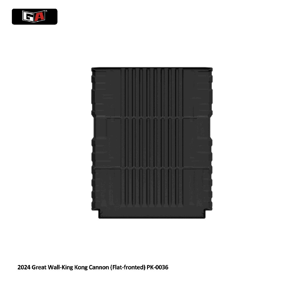 Heavy Load TPE Cargo Liner for 2023-2024 GWM King Kong Poer Flat Bed 5 Seat Crack Proof Oil Proof