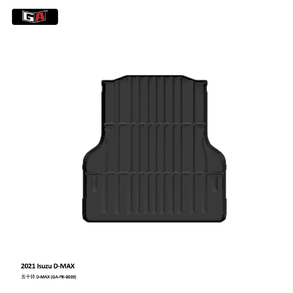 Deep Dish TPE Cargo Liner for Isuzu D-MAX 2021 Custom Fit Washable Easy Clean Rear Trunk Mat