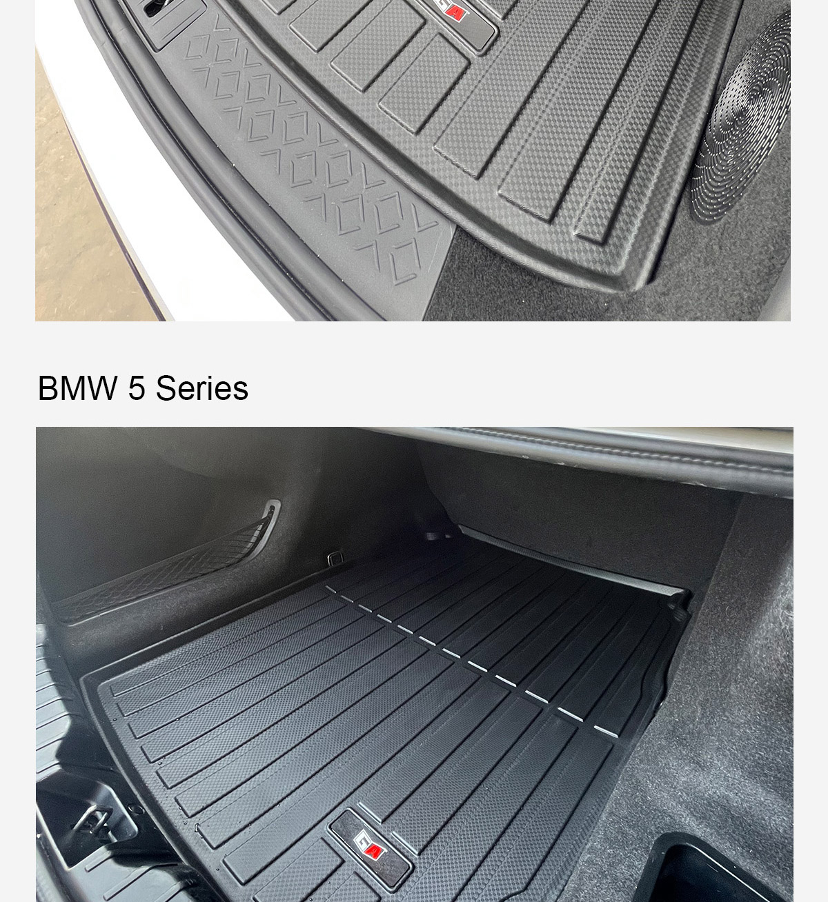 GA Custom Fit 3D TPE Trunk Liner TPE Backrest+Car Trunk Mat for Volkswagen-Tiguan L 2019-2024