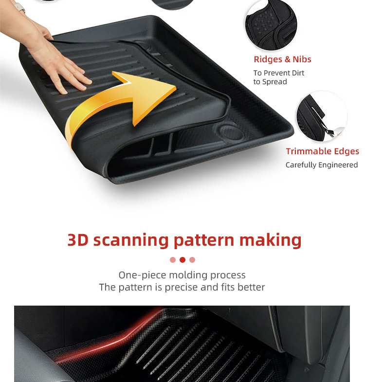 GA Premium TPE Car Floor Mats Odorless Car Mats Carpet Mat for BYD