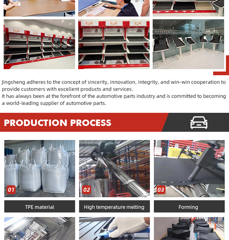 GA Premium TPE Car Floor Mats Odorless Car Mats Carpet Mat for BYD